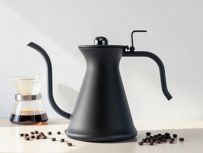 Aeropour Precision Gooseneck Coffee Kettle with Built-in Thermometer - 850ml