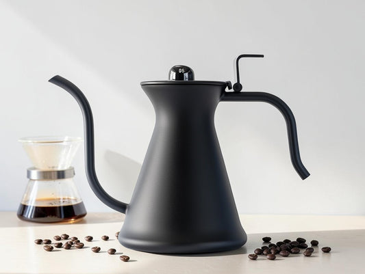 Aeropour Precision Gooseneck Coffee Kettle with Built-in Thermometer - 850ml
